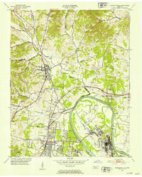 Goodlettsville 1952 topographic map thumbnail