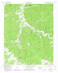 Gordonsburg 1951 topographic map thumbnail