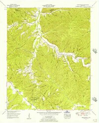 Gordonsburg 1951 topographic map thumbnail