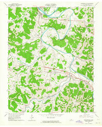 Gordonsville 1962 topographic map thumbnail