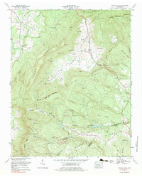 Grassy Cove 1973 topographic map thumbnail