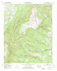 Grassy Cove 1973 topographic map thumbnail