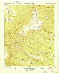 Grassy Cove 1949 topographic map thumbnail