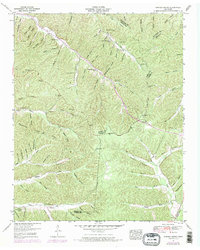 Graves Spring 1951 topographic map thumbnail
