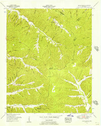 Graves Spring 1951 topographic map thumbnail