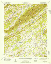 Graveston 1952 topographic map thumbnail