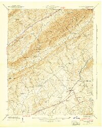Graveston 1941 topographic map thumbnail