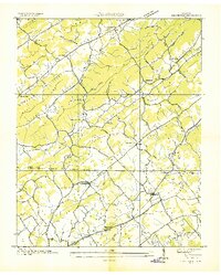 Graveston 1935 topographic map thumbnail