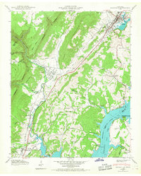 Graysville 1942 topographic map thumbnail