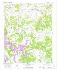 Gladeville 1956 topographic map thumbnail