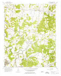 Gladeville 1956 topographic map thumbnail
