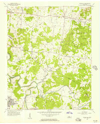 Gladeville 1956 topographic map thumbnail