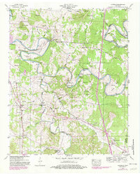 Glendale 1947 topographic map preview