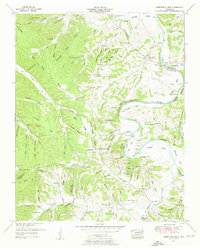 Greenfield Bend 1951 topographic map thumbnail