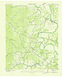 Greenfield Bend 1936 topographic map thumbnail