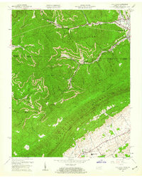 Fork Ridge 1959 topographic map thumbnail