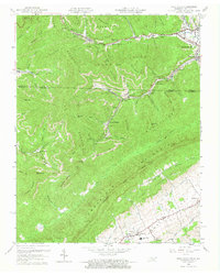Fork Ridge 1959 topographic map thumbnail