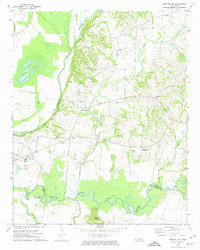 Fort Pillow 1972 topographic map thumbnail