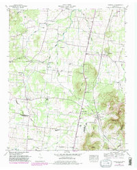 Fosterville 1949 topographic map thumbnail