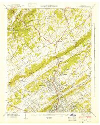 Fountain City 1941 topographic map thumbnail