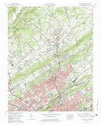 Fountain City 1978 topographic map thumbnail