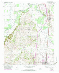 Fowlkes 1952 topographic map preview