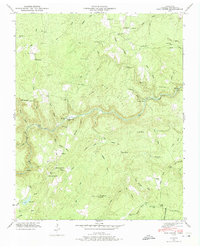Fox Creek 1946 topographic map thumbnail