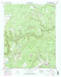 Fox Creek 1946 topographic map thumbnail