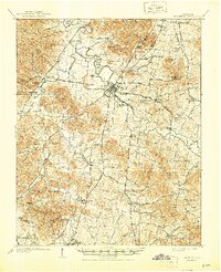 Franklin 1909 topographic map thumbnail