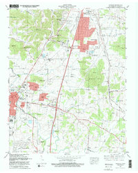 Franklin 1981 topographic map thumbnail