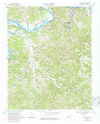 Gainesboro 1968 topographic map thumbnail