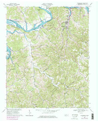Gainesboro 1968 topographic map thumbnail