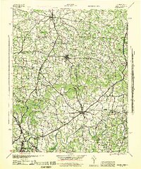 Gallatin 1942 topographic map thumbnail