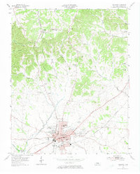 Gallatin 1955 topographic map thumbnail