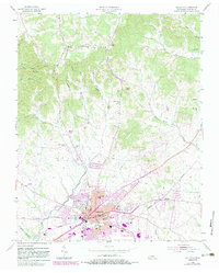 Gallatin 1955 topographic map thumbnail