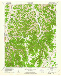 Gassaway 1960 topographic map thumbnail