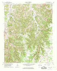Gassaway 1960 topographic map thumbnail