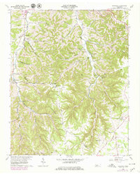 Gassaway 1960 topographic map thumbnail