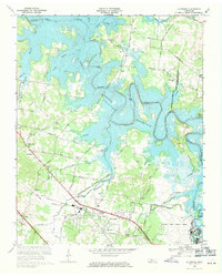 La Vergne 1968 topographic map thumbnail