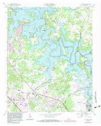 La Vergne 1968 topographic map thumbnail