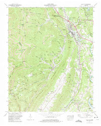 Lake City 1973 topographic map thumbnail