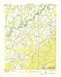 Lake Davy Crockett topographic map thumbnail