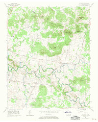 Lascassas 1957 topographic map thumbnail