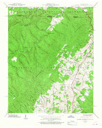 Laurel Bloomery 1938 topographic map thumbnail