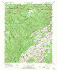 Laurel Bloomery 1938 topographic map thumbnail