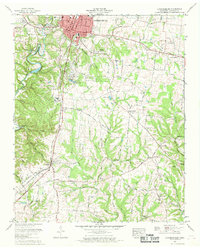 Lawrenceburg 1966 topographic map thumbnail