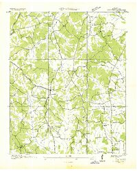 Leapwood 1936 topographic map thumbnail
