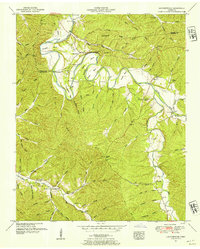 Leatherwood 1951 topographic map thumbnail