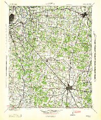 Lebanon 1942 topographic map thumbnail