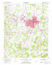 Lebanon 1951 topographic map thumbnail